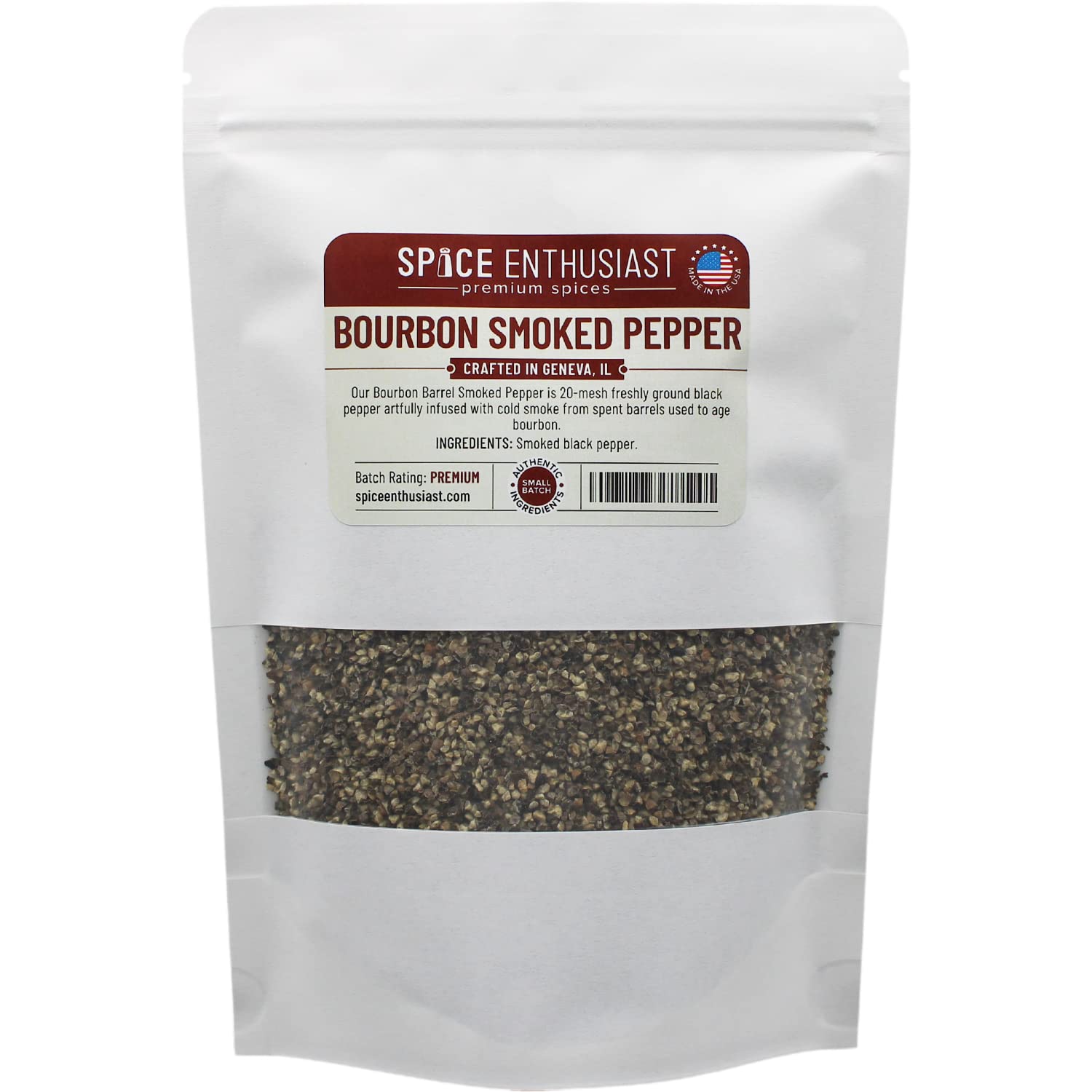 Spice Enthusiast Bourbon Barrel Pimienta Ahumada – 4 oz