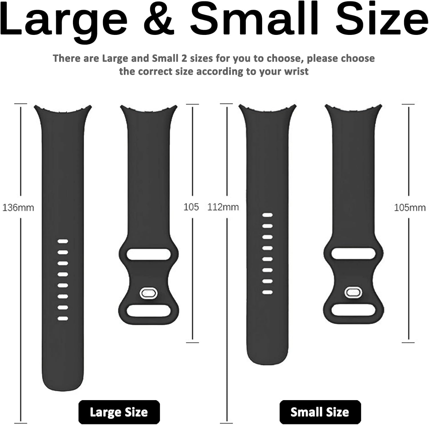 Miimall Correa compatible con Google Pixel Watch, correa de repuesto de silicona suave para Google Pixel Smart Watch