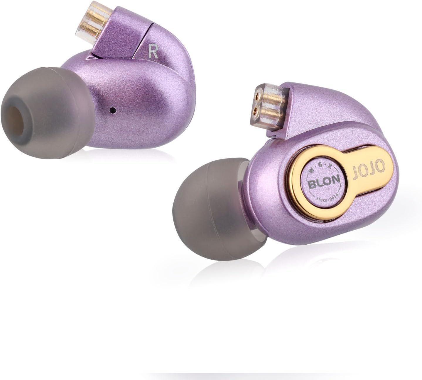 Linsoul BLON x Z Reseñas JoJo – Auriculares dinámicos de 0.394 in para controlador en el oído, HiFi IEM con cable de aluminio OFC chapado en plata