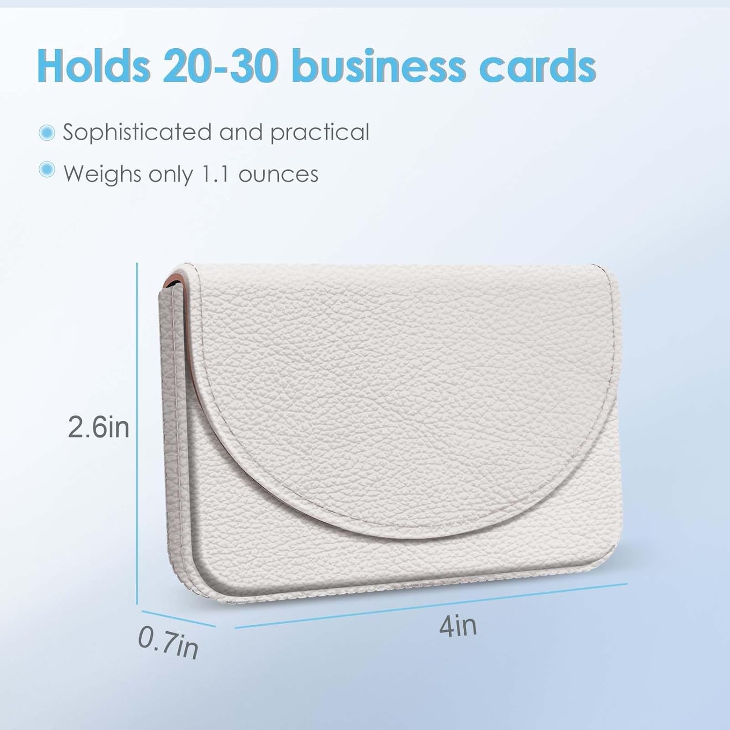 Tarjetero de piel sintética para tarjetas de visita, patrón de impresión en color, tarjetero con bolsillos, bolsillos magnéticos para tarjetas de