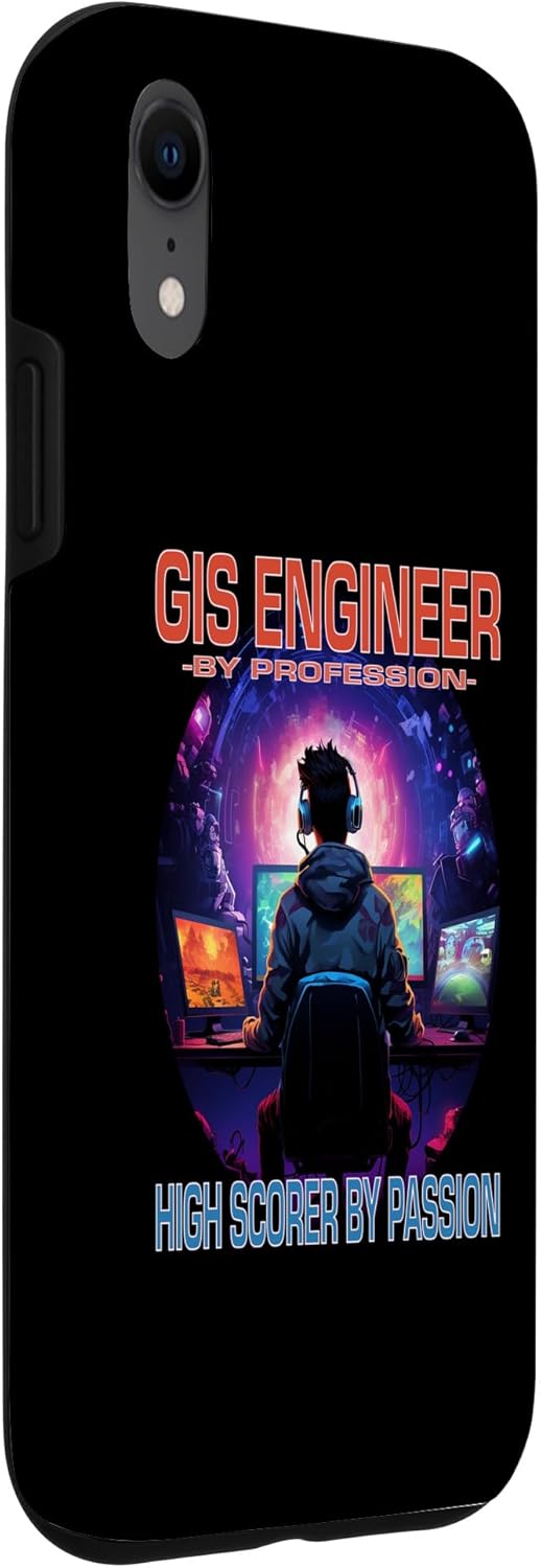 iPhone XR GIS Engineer Funny Gamer – Fun Pun Gaming Case
