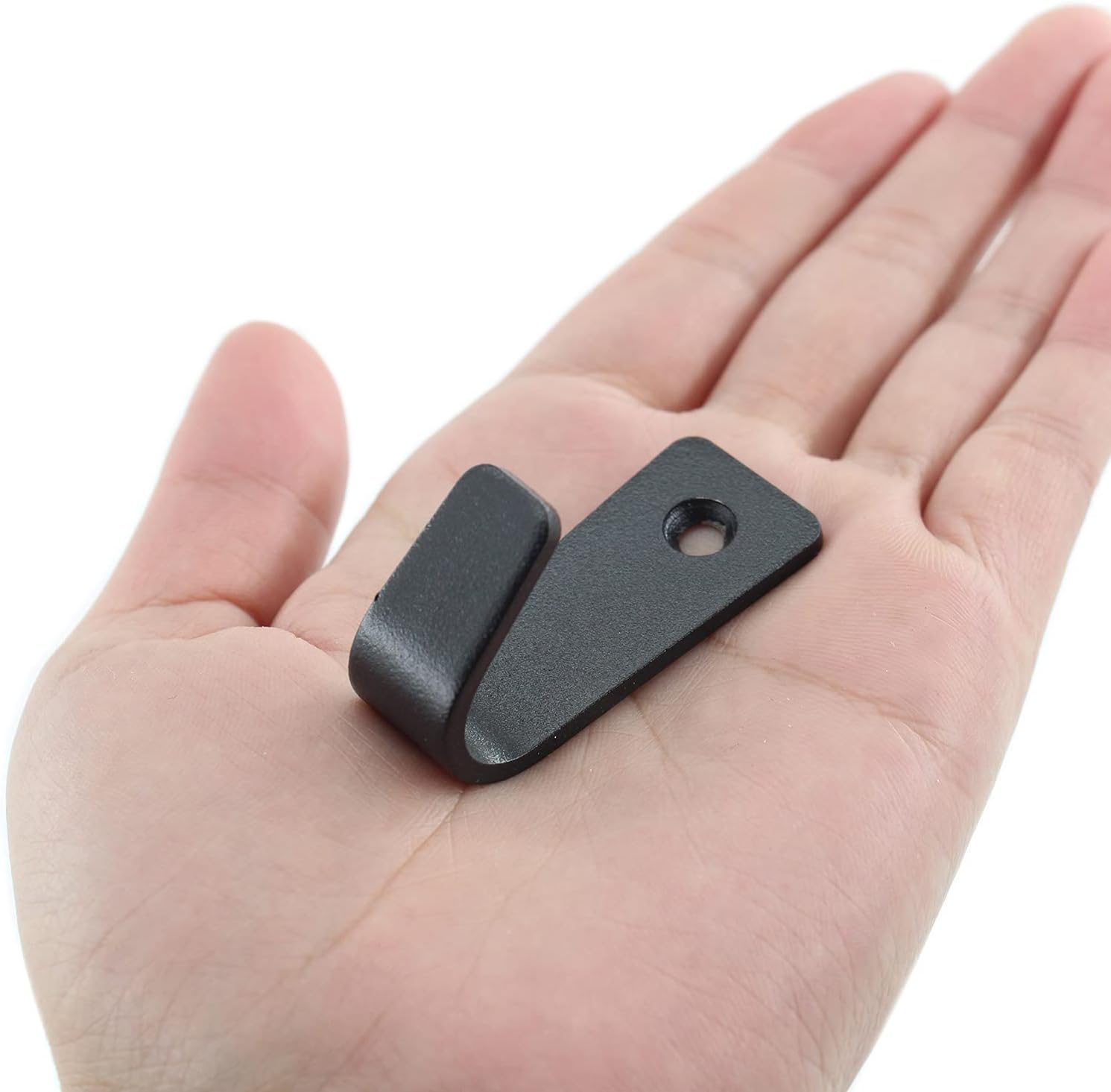 Ulifestar 10 ganchos para colgar abrigos de pared, ganchos de acero inoxidable resistentes para colgar abrigos, ganchos no se oxidan montados en la