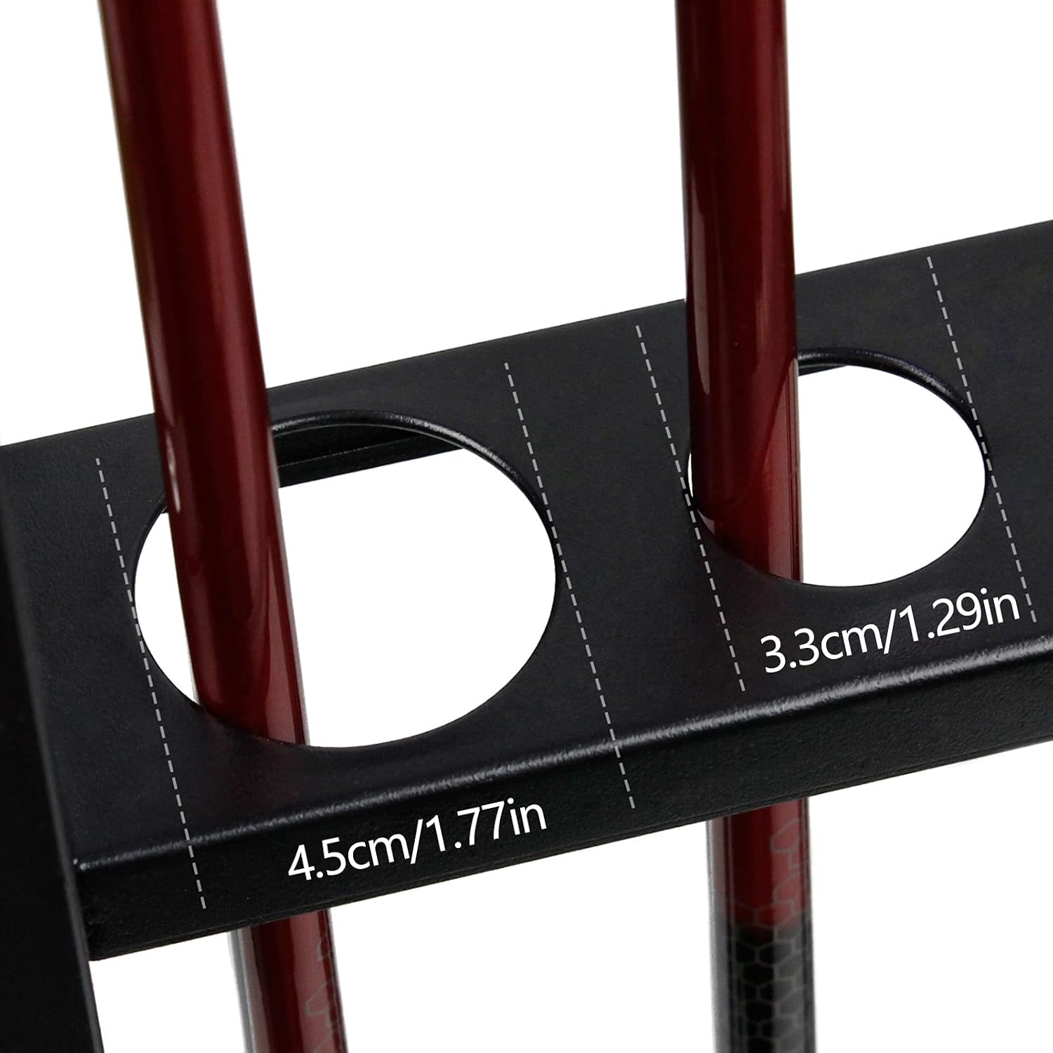 Soporte de putter de golf, organizador de palos de golf de metal, estante de exhibición, juego de palos de golf de almacenamiento para 18 putters