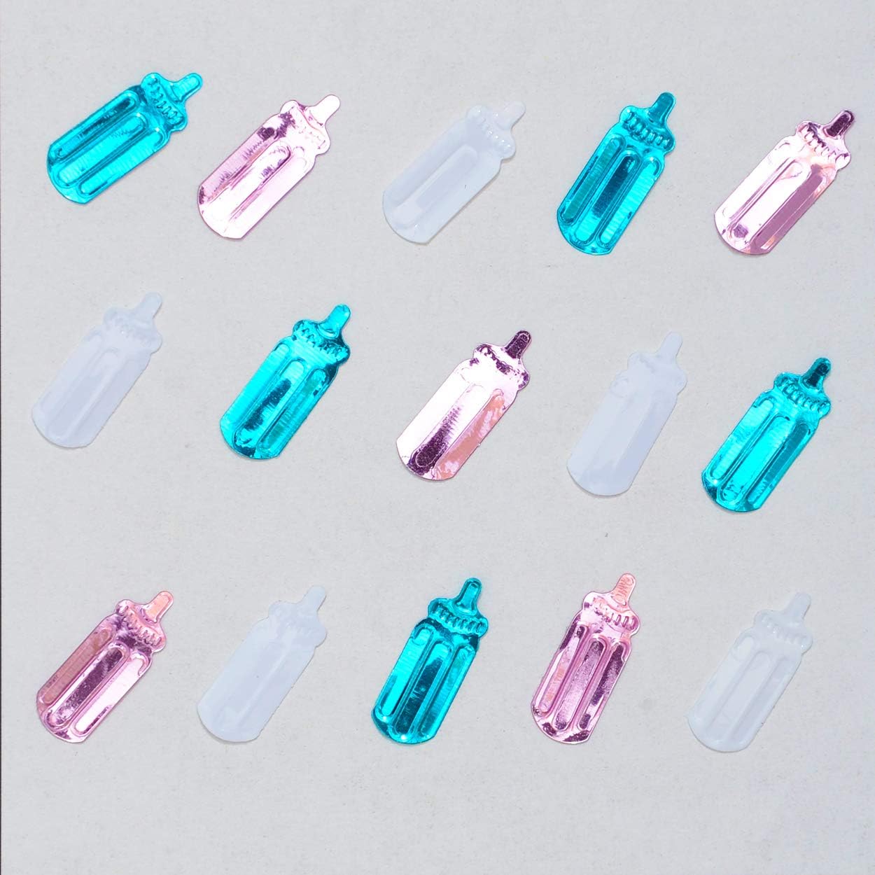 Confeti Baby Bottle Pastel Mix – Paquete al por menor #9913 QS0