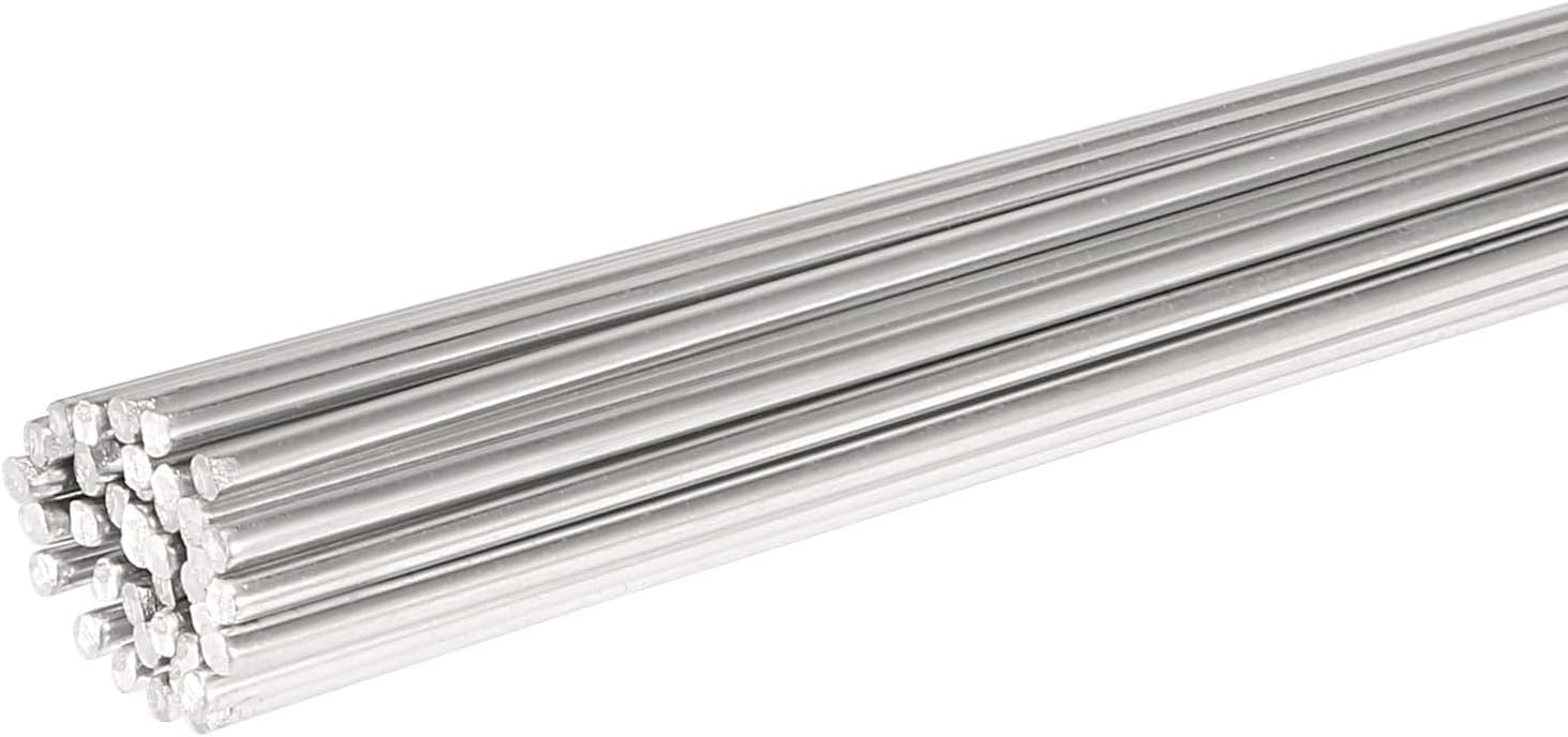 uxcell Varillas de soldadura de aluminio, alambre de soldadura de silicona de aluminio, herramienta de reparación multiusos de 116 x 12.99 pulgadas,