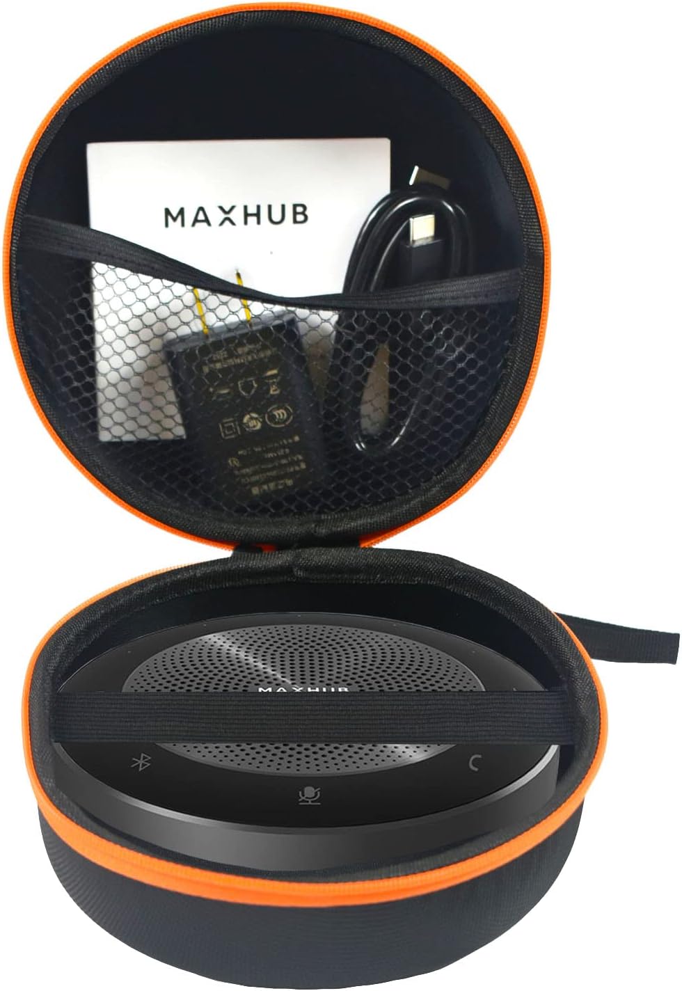 Funda rígida para altavoz de conferencia, estuche de viaje para altavoz Jabra Speak 510 410 Emeet MM0 M2 M1A Airhug Anker Powerconf Maxhub B21