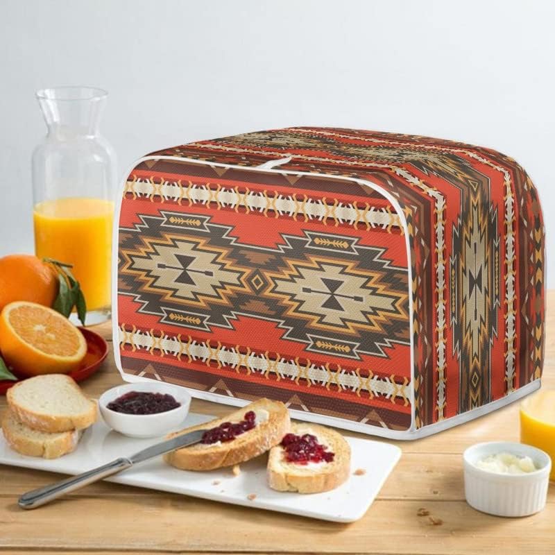 Southwest – Fundas para tostadoras florales rojas para hacer pan, fundas para electrodomésticos pequeños de cocina, funda para horno y tostadora,