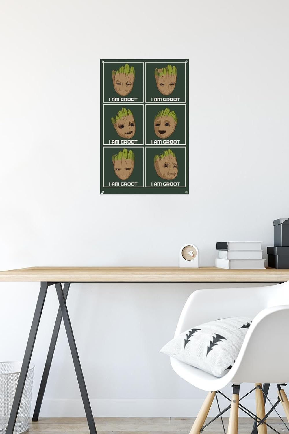Trends International Marvel I Am Groot Season 2 – Póster de pared I Am Groot, 14.72 x 22.37 pulgadas, paquete de póster premium y alfiler