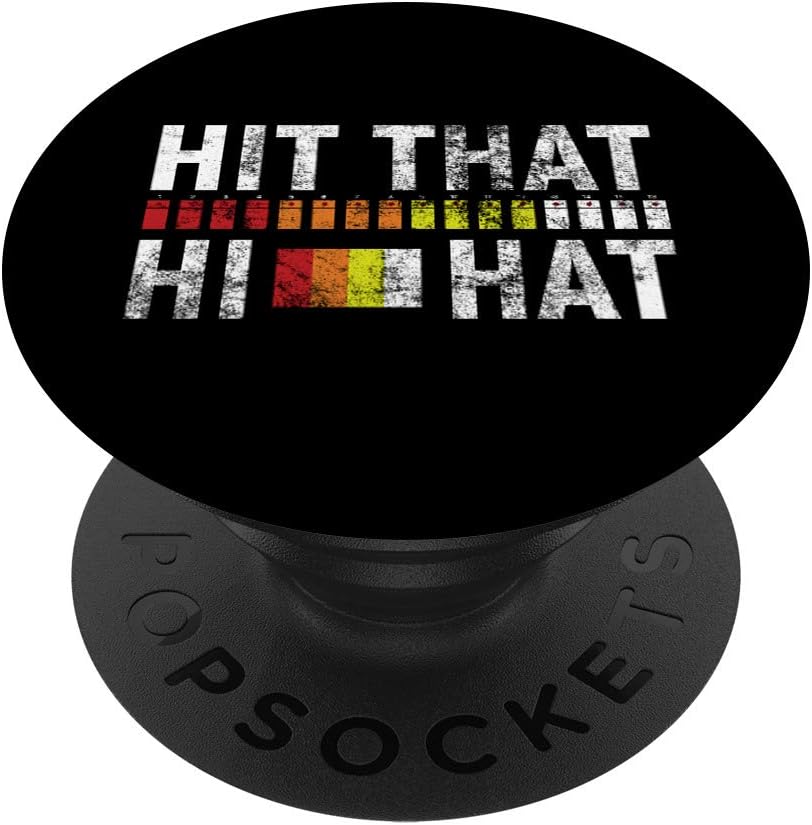 808 Hit That Hi Hat – Máquina de tambor Roland 808 – PopSockets Grip and Stand for Phones and Tablets