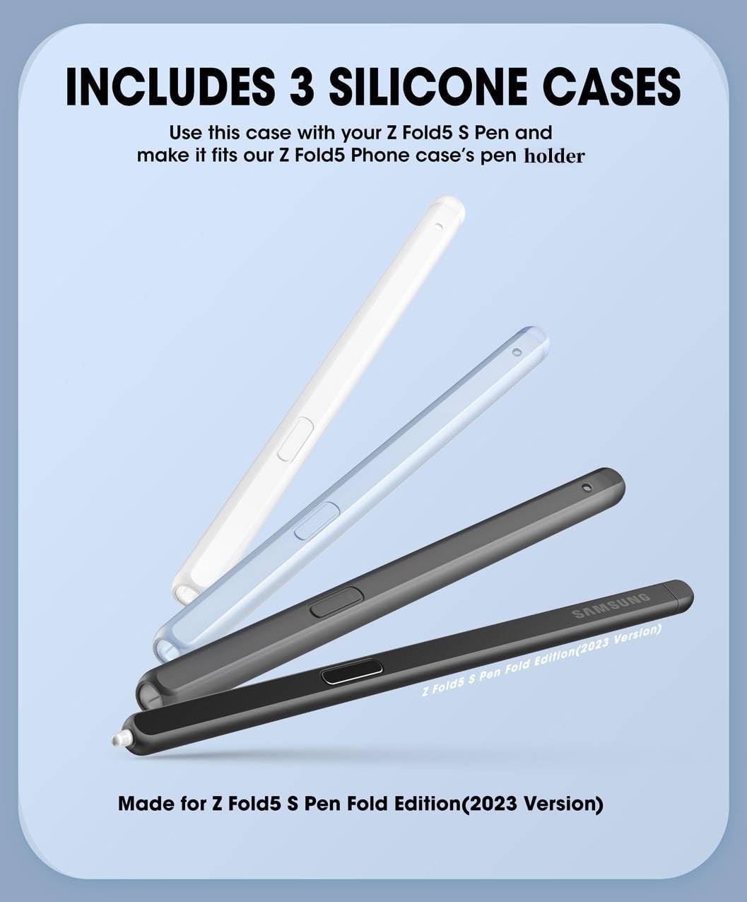 SUPCASE Unicorn Beetle Pro – Funda para Galaxy Z Fold 5 5G (2023), soporte para bolígrafo integrado Funda protectora resistente de cuerpo completo
