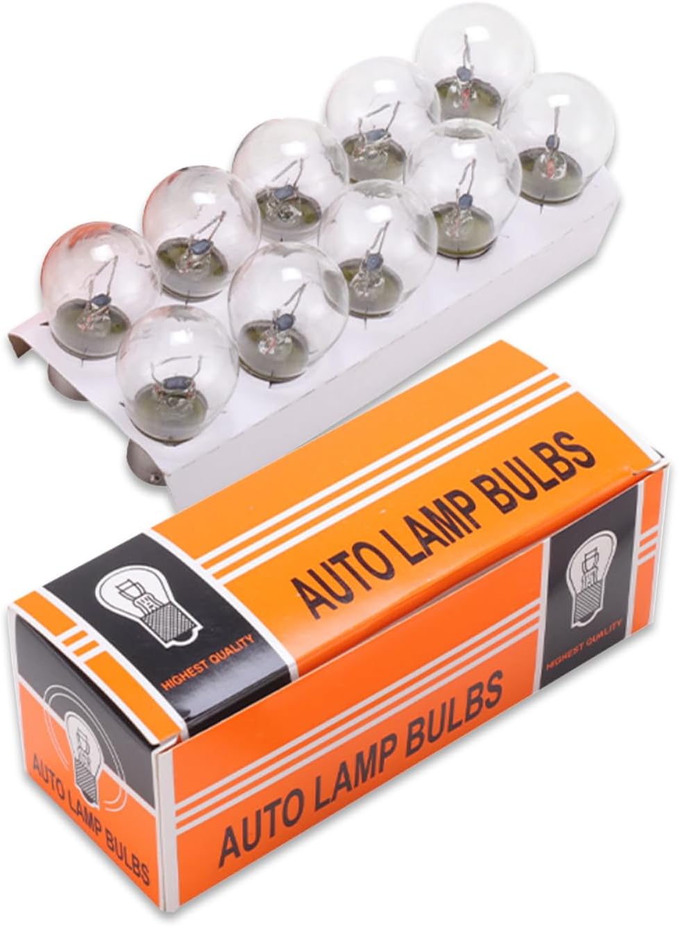 10 bombillas 1141 de luz de freno de automóvil, 12 V 21 W, ángulo plano, luz individual Plug Play concentrada, luz halógena de señal de giro