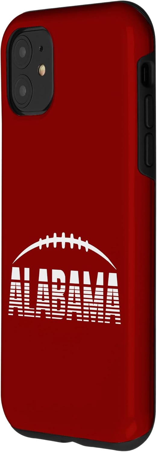Funda para iPhone 11 Retro Alabama Football Fan Gear para hombres, mujeres y niños