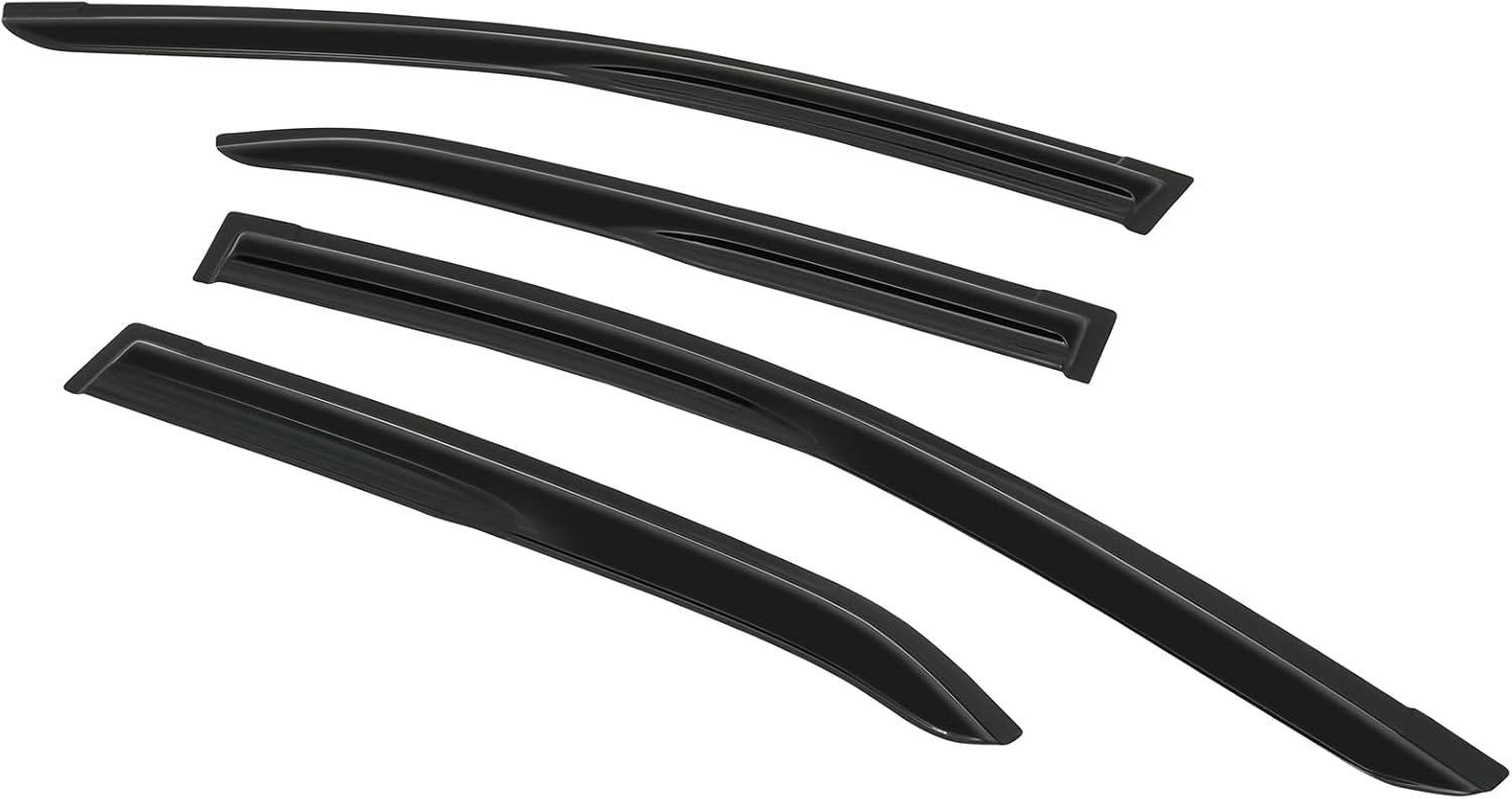 FINDAUTO Deflector de ventana lateral, protectores de lluvia, deflector de ventana lateral, juego de 4 piezas para Toyota 2014-2019 para Corolla