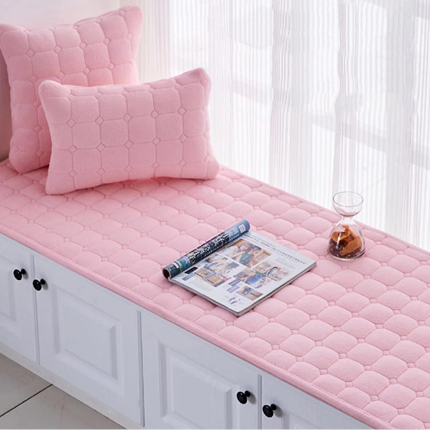 Tapete personalizado para asiento de ventana panorámica, antideslizante, para muebles de interior y exterior, funda de cojín para sofá, sofá biplaza