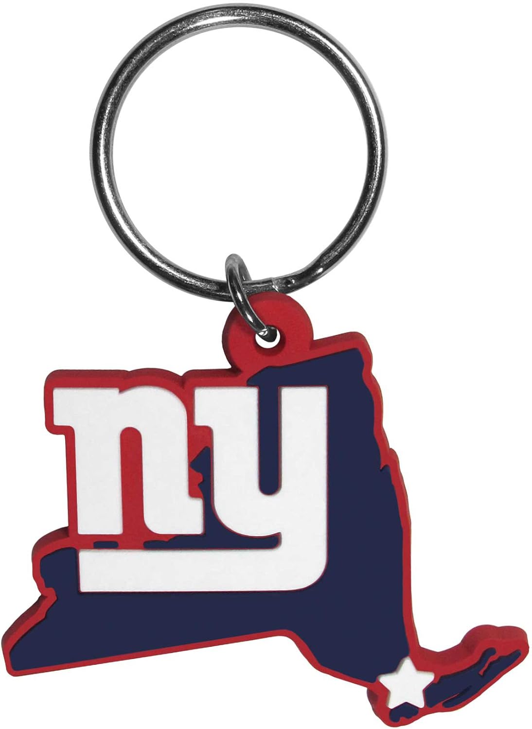 Siskiyou Llavero flexible de Home State de la NFL unisex para adultos