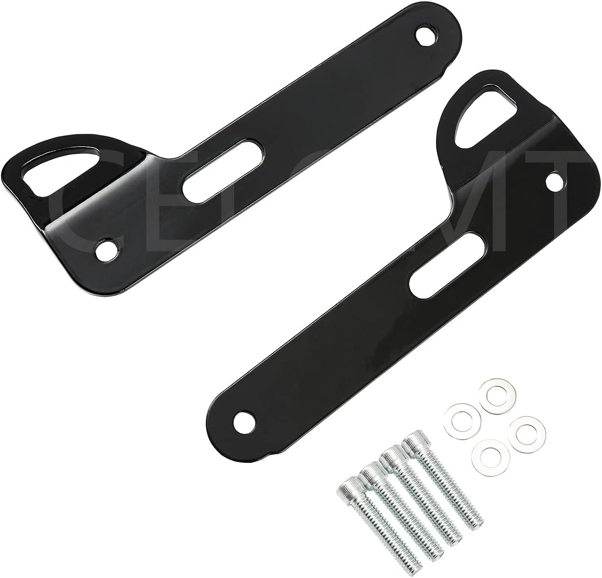 Kit de soporte de amarre delantero para Harley Davidson Electra Glide Street Glide Ultra Limited CVO 2014-2022 (negro brillante)