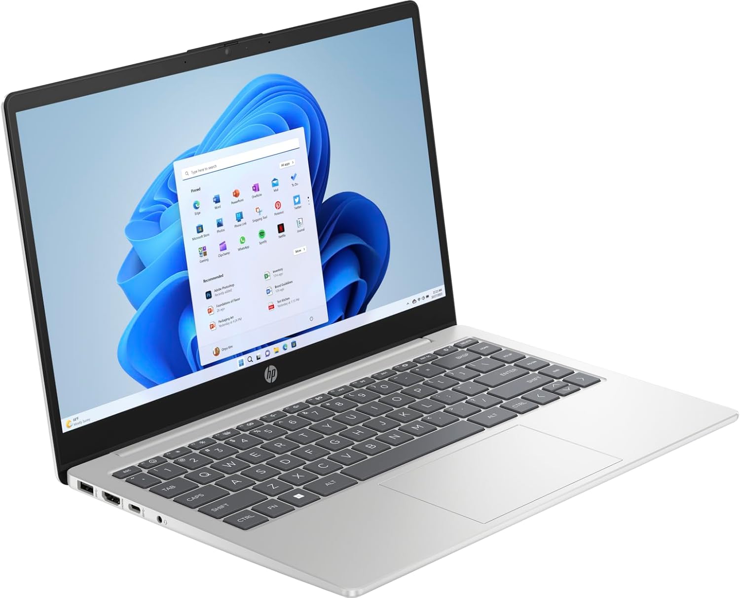 HP 14-EP000 Laptop 2023 14″ FHD 1920 x 1080 Pantalla Intel Core i7-1355U, 10 núcleos, gráficos Intel Iris Xe, 48GB DDR4, 1TB SSD, teclado