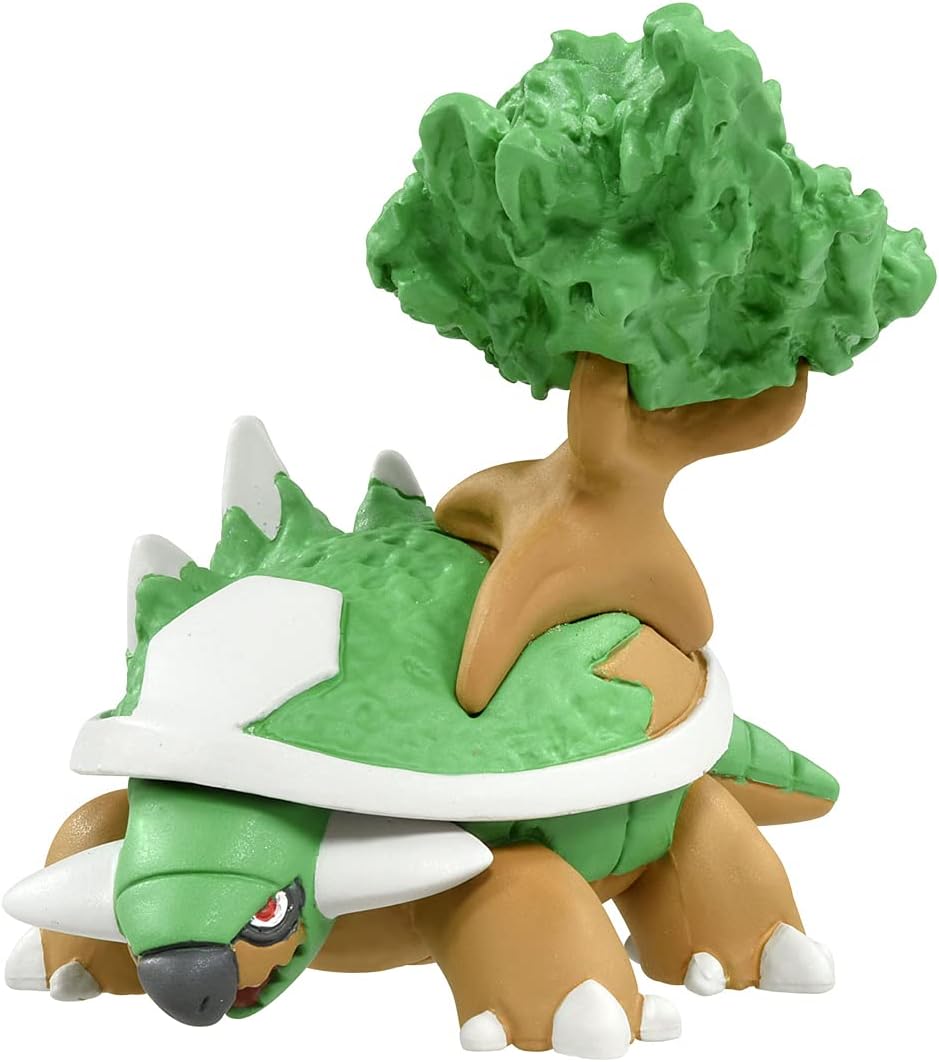 Takara Tomy Pokemon Monster Collection Moncolle MS-58 Torterra Chelterrar 1.5 inches