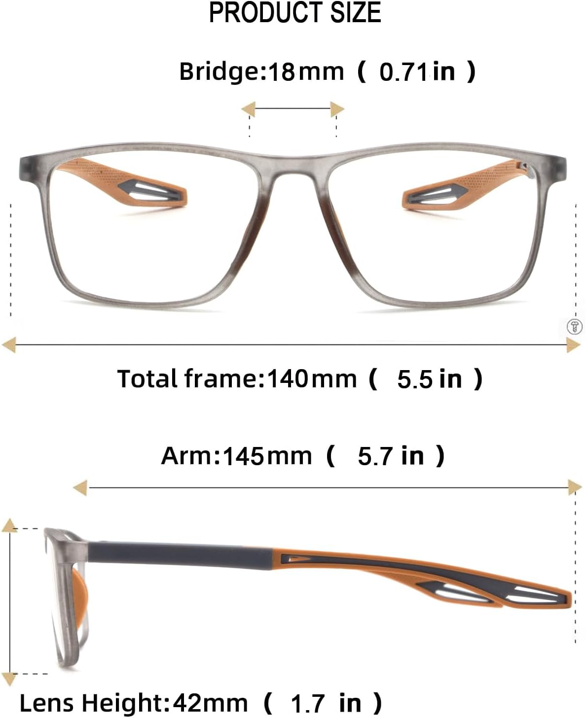 JixGien Paquete de 2 lentes de lectura para hombre, estilo deportivo, bloqueo de luz azul, lentes ligeros con filtro antideslumbrante