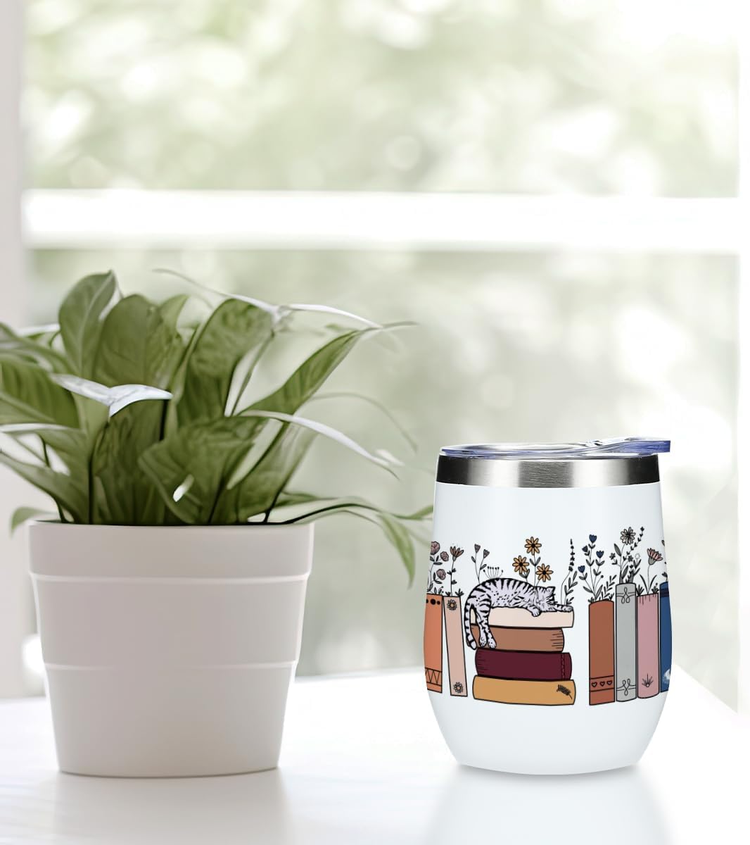 Vaso inspirado para decoración de libros, regalos para amantes de los libros, taza de café con letras musicales, regalo de amor para mujeres,