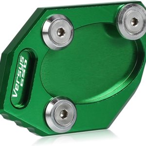 Aluminio CNC para Kawasaki VERSYS 650 1000 2012-2014 Versys650 2007-2009 08 Soporte lateral de motocicleta Ampliar extensión (color  logotipo Aluminio CNC para Kawasaki VERSYS 650 1000 2012-2014 Versys650 2007-2009 08 Soporte lateral de motocicleta Ampliar extensión (color  logotipo