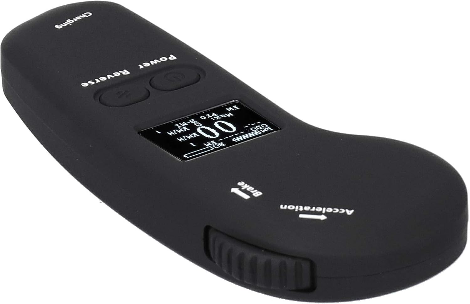 Qinlorgo Control remoto de monopatín eléctrico, control remoto inalámbrico, control remoto de carga USB, control remoto de pantalla LED con frenado