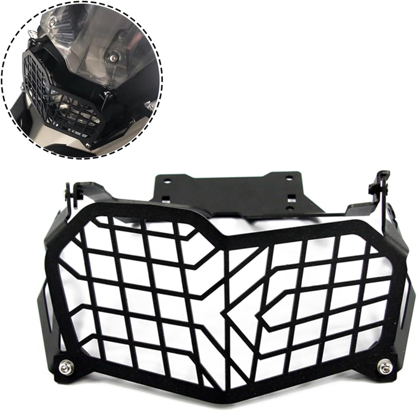 Para BM-&W F 850 GS F 750 GS 2018-2020 F850GS F750GS Accesorios de motocicleta Cubierta de faro protector de malla protector de malla para faros