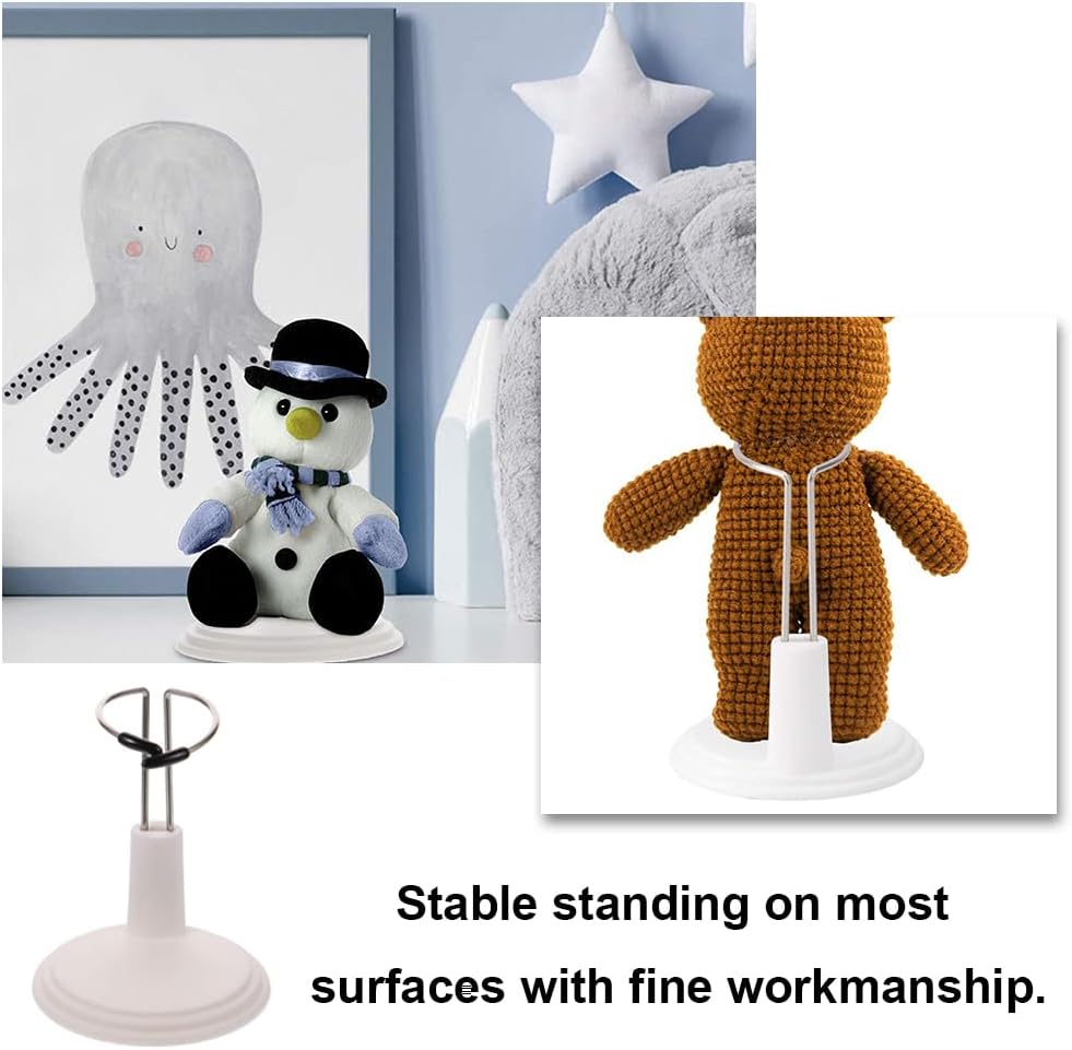 BAIWANLCH 6 soportes de muñeca resistentes para muñeca, soporte ajustable para figura de acción para bricolaje, soporte de modelo