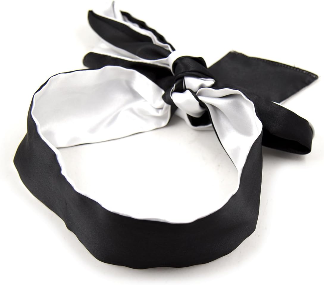 MALINERO Esposas esponjosas, kit de máscara de ojos de satén negro con vendas para los ojos, esposas ajustables, pulsera esponjosa, máscara de satén