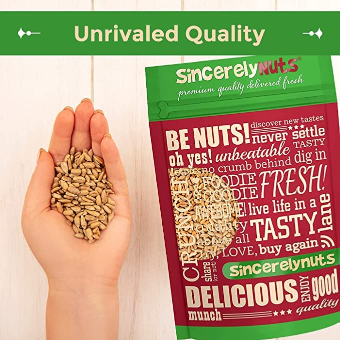 Semillas de girasol crudas, sin cáscara, de Sincerely Nuts