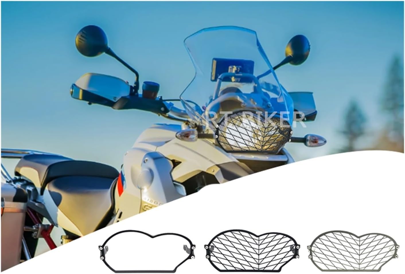 Para BM-&W R 1200 GS R1200GS ADV R1200GS Adventure 2004-2012 motocicleta faro cabeza luz protector protector cubierta protección parrilla faro malla