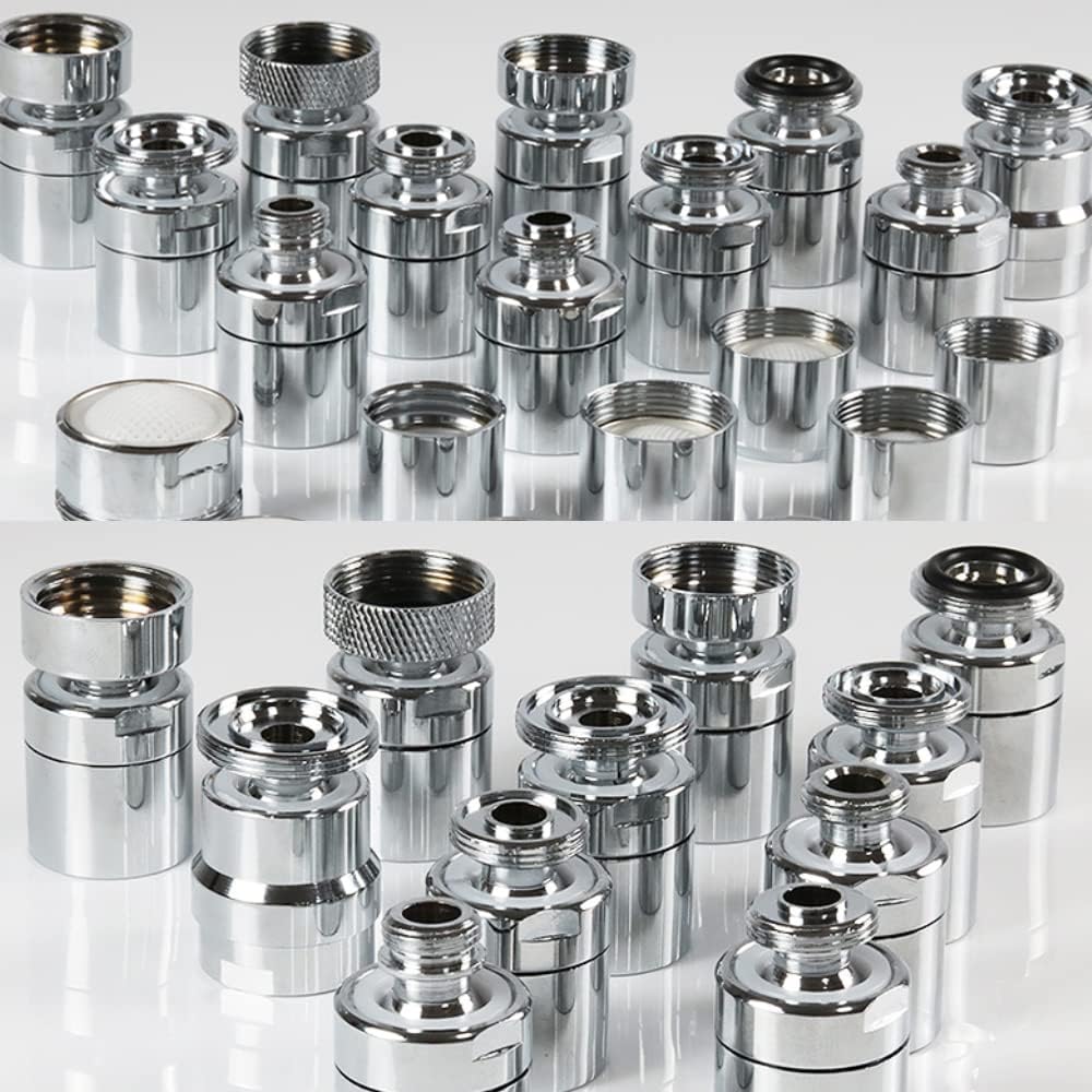 Adaptador de filtro de aireador de grifo giratorio de 360 grados para fregadero de cocina, cabezal de grifo, adaptadores de boquilla, pieza de