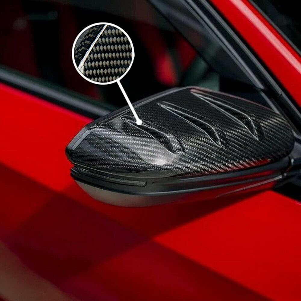 Tapas de espejo de fibra de carbono para Mugen Honda Civic Type-R FK8 2016 2017 2018-2020