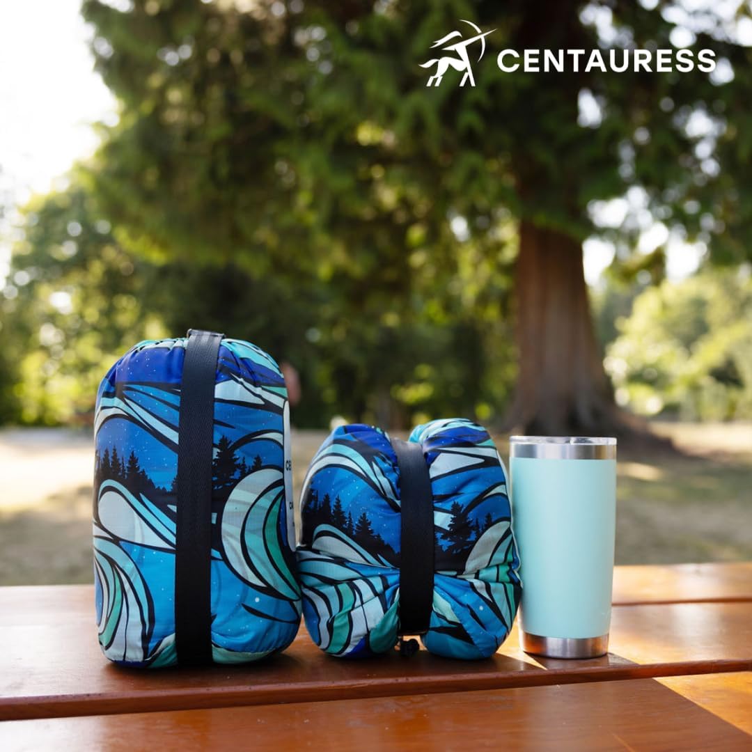 Almohada de espuma viscoelástica de viaje y campamento  Almohada de campamento con funda lavable a máquina  Almohada de viaje con bolsa + correa