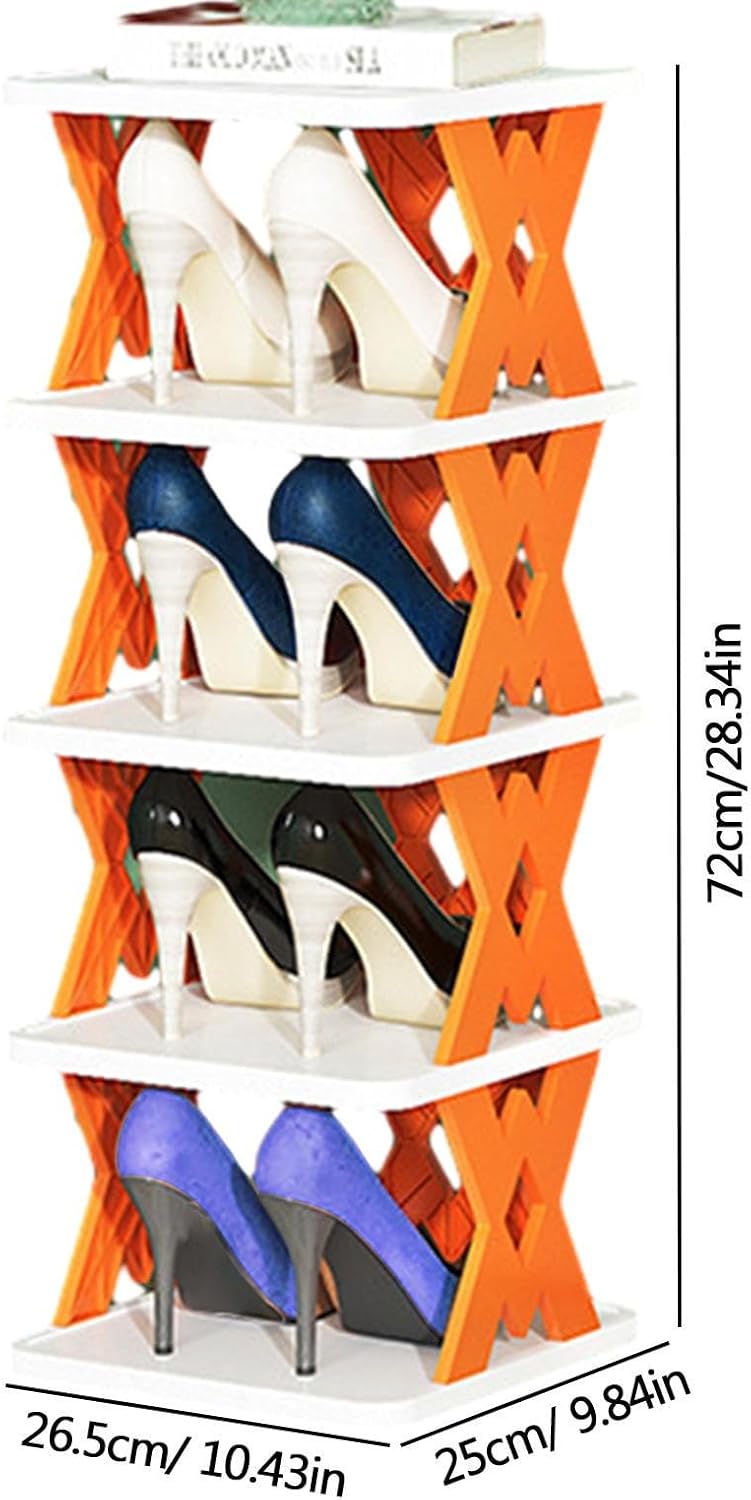 Armario de almacenamiento de zapatos, zapatero plegable portátil, zapatero esquinero, organizador de zapatos con puertas, zapatero plegable,