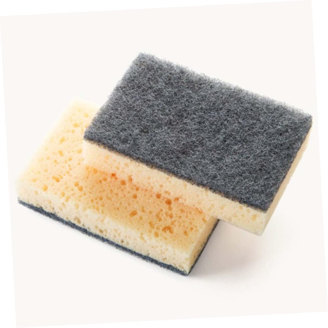 DOITOOL 8 esponjas a granel limpiador de platos Nubuck limpiador esponja de cocina esponja de limpieza de platos esponja de lavado de platos forma
