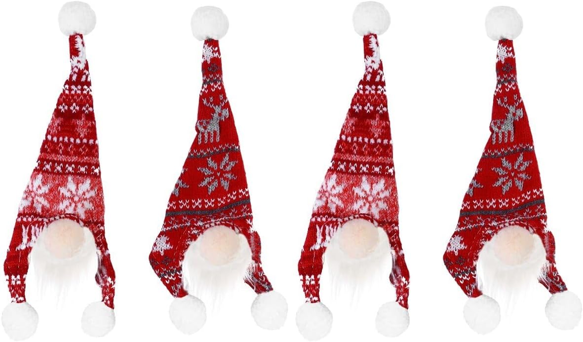 Abaodam 4 piezas de ropa decoración escandinava decoración decorativa escritorio figurita sombrero decoraciones botella bolsas vestido de punto
