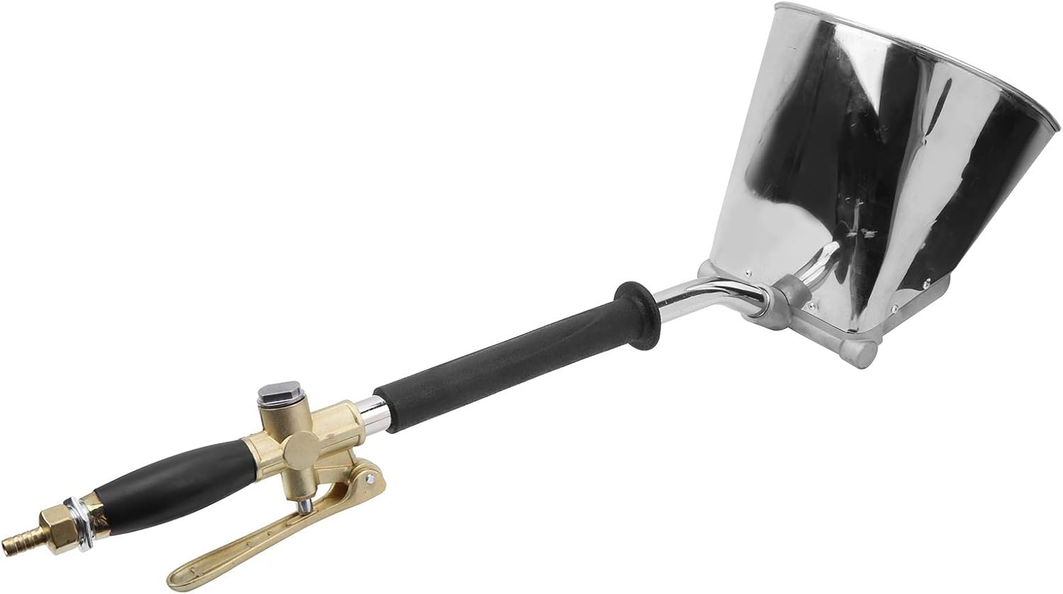 Pulverizador de estuco de 4 chorros, herramienta neumática de enyesado de pared de yeso de mortero de yeso de la tolva de la textura del cemento