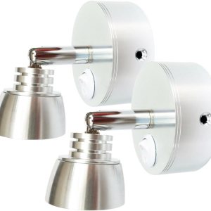 Luz de lectura automática de metal para cama  12 V ajustable direccional luz de noche segura para niños  Luz LED de libro cepillada conmutada 3 W Luz de lectura automática de metal para cama  12 V ajustable direccional luz de noche segura para niños  Luz LED de libro cepillada conmutada 3 W