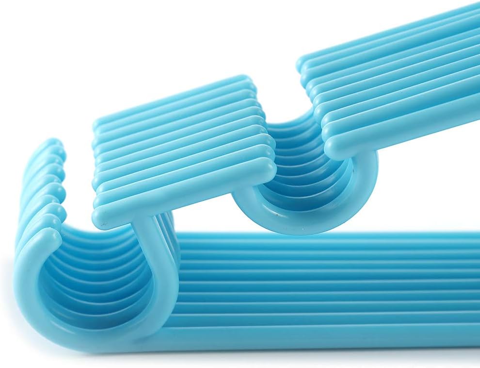 10 piezasjuego de percha tubular para ropa de bebé, perchas de plástico duradero para guardería, camisa, abrigo, pantalones, pantalones, trajes de