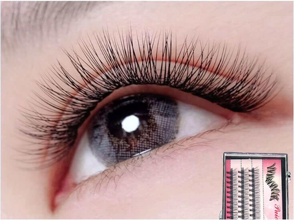 Pestañas Postizas Pestañas postizas de racimo DIY Extensiones de pestañas postizas pestañas individuales pestañas pestañas 6891011120.512 in
