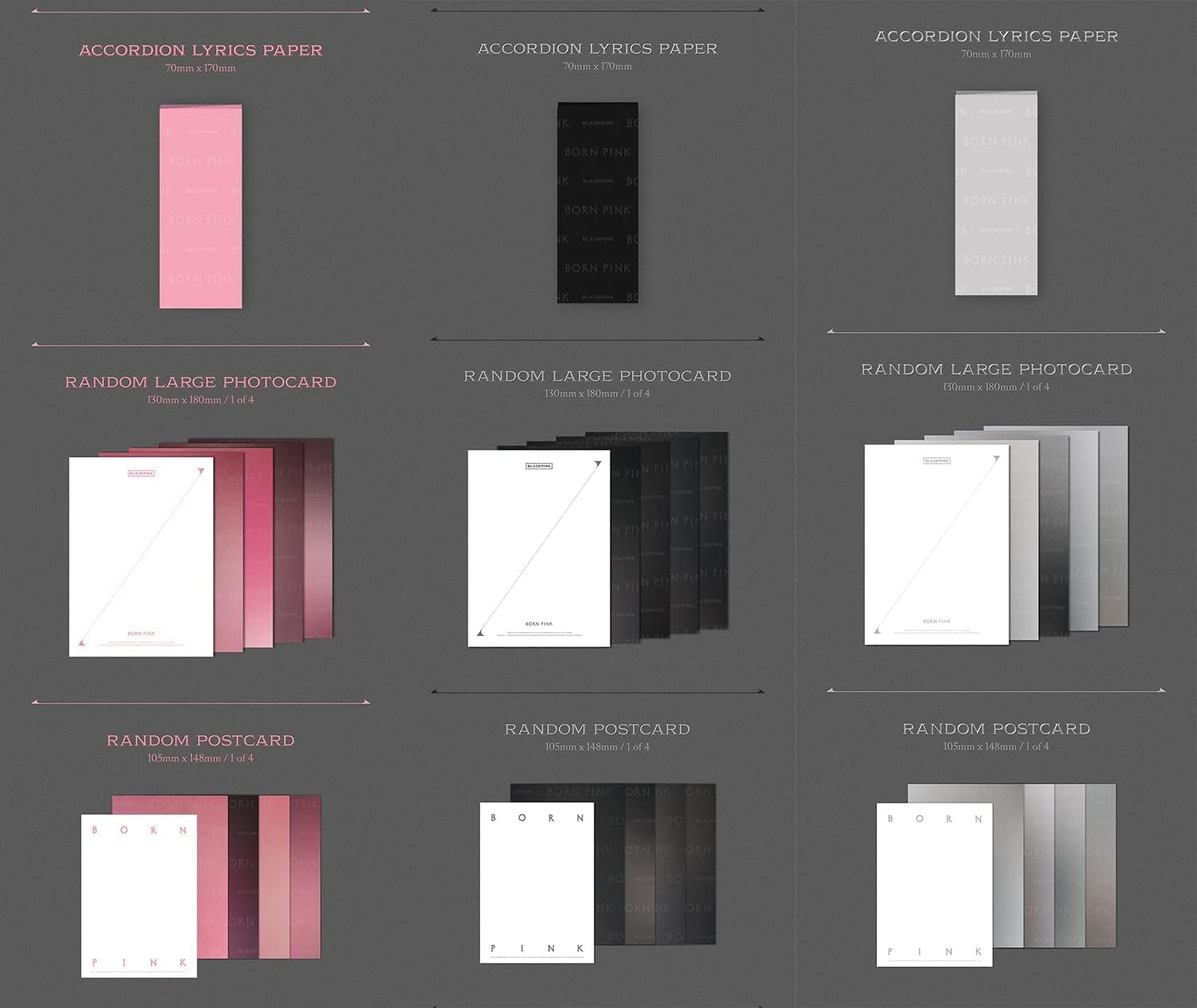 Dreamus Black Pink – BORN PINK Box Set Version 2nd Album + Folded Poster Korean Edition (PINK Ver.), YGP0181