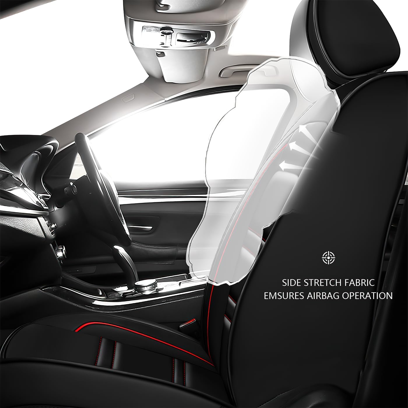 Fundas de asiento de automóvil para Mercedes-Benz GLS 550 2017-2019, 7 fundas de cuero para asientos, fundas de asiento delantero y trasero,