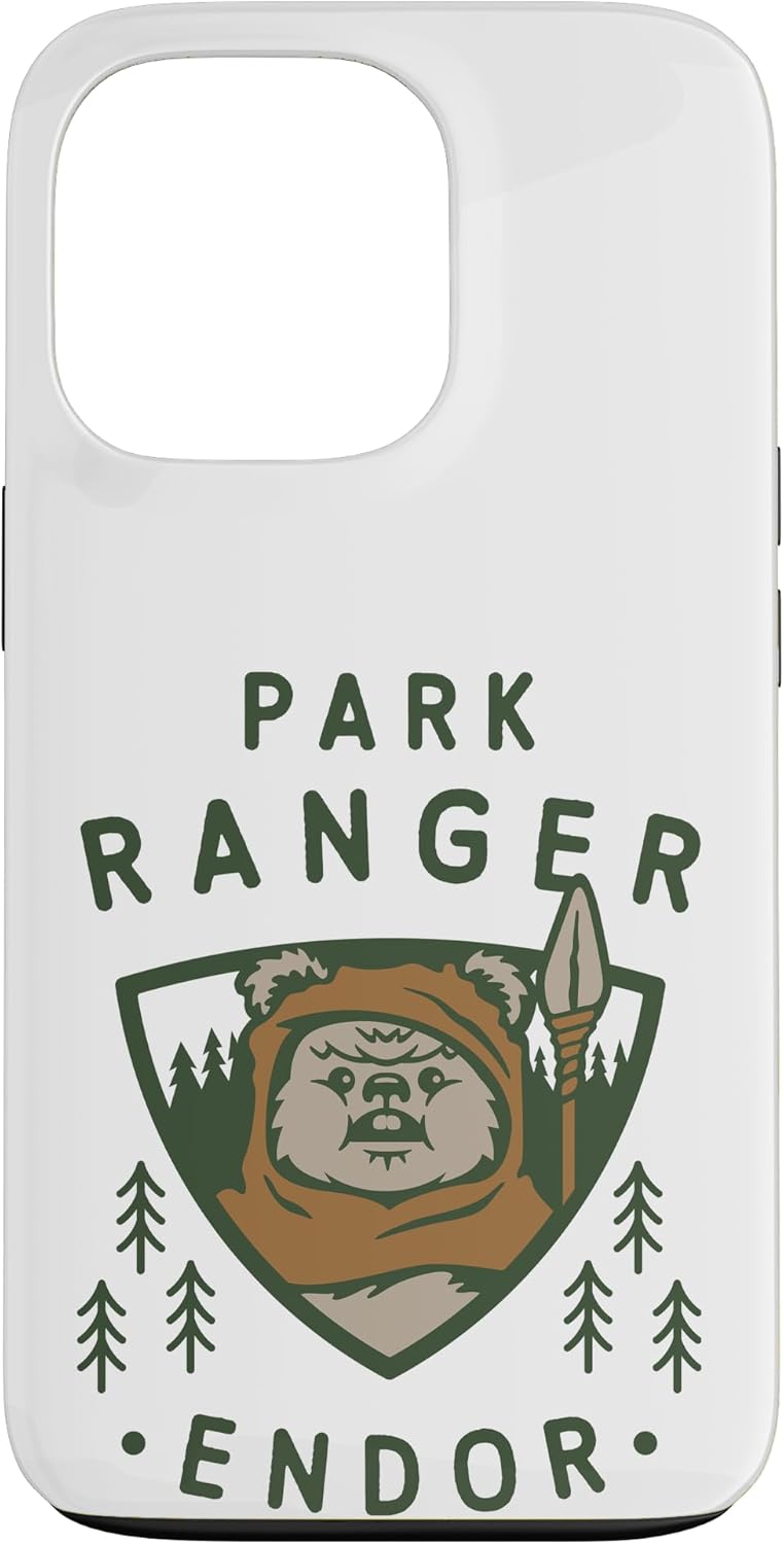 Funda para iPhone 13 Pro Star Wars Ewok Park Ranger Endor