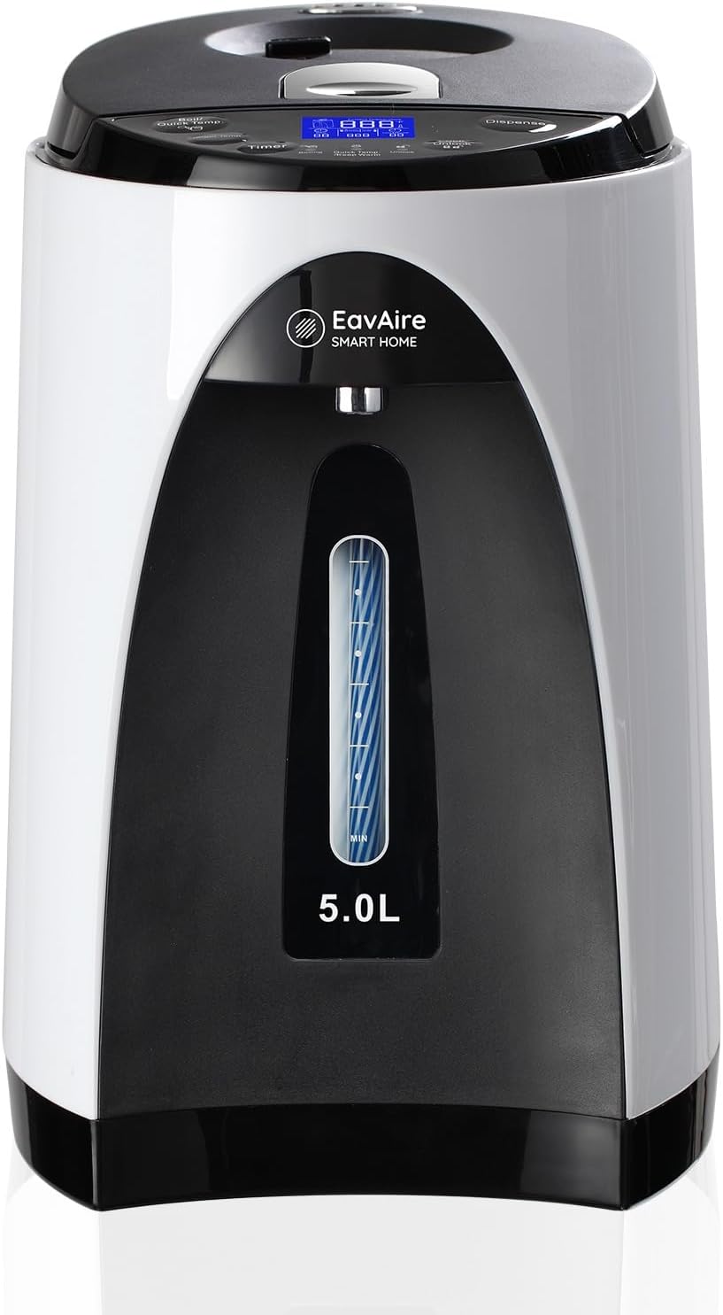 Calentador digital de hervidor de agua, pantalla de temperatura Fahrenheit, bomba manual Shabat, bloqueo a prueba de niños, opción de temperatura