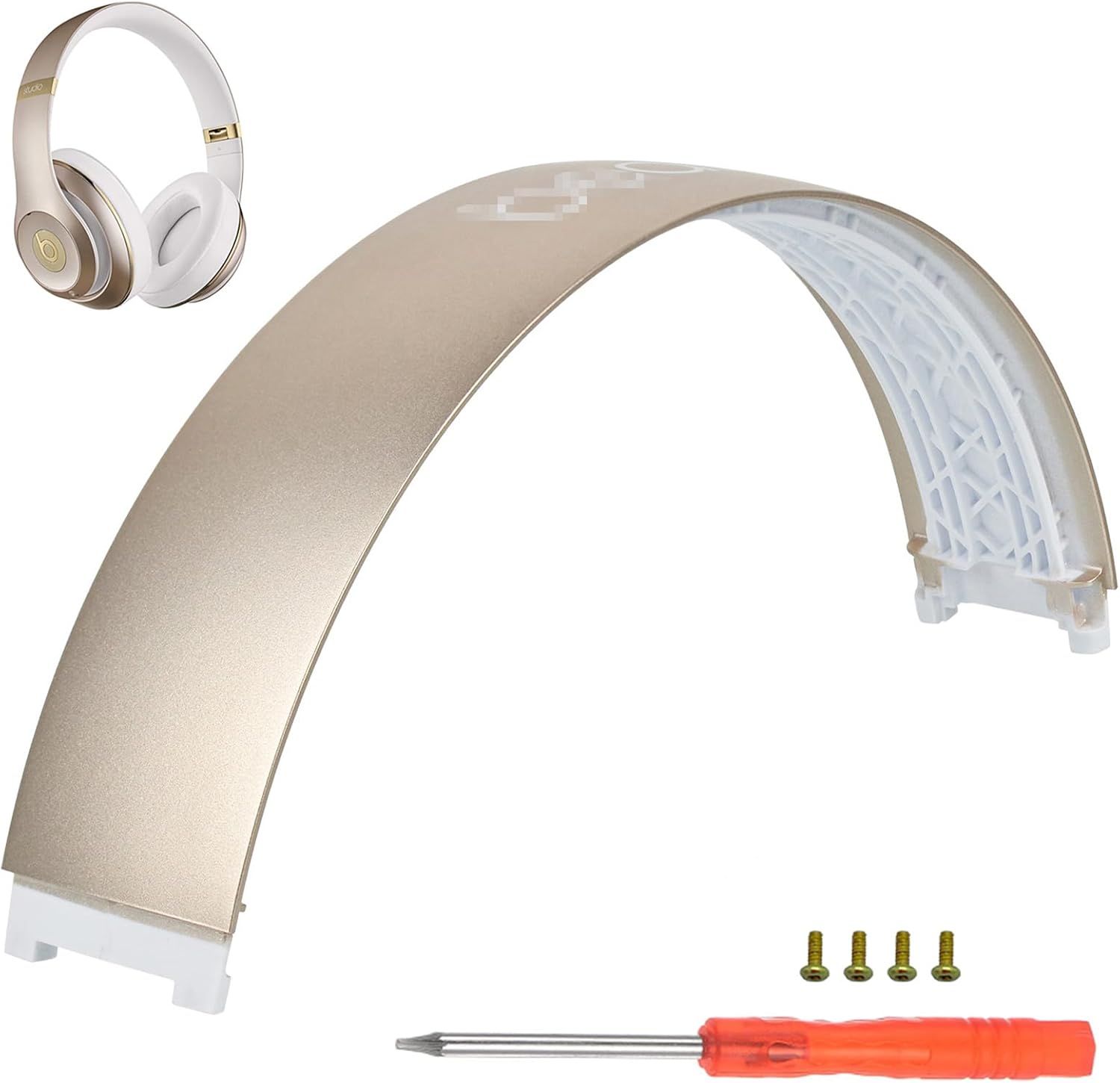 by Dre Studio 2 – Piezas de repuesto para diadema igual que la banda de arco OEM B0501, accesorios compatibles con Beats de Dr. Dre Studio2 con