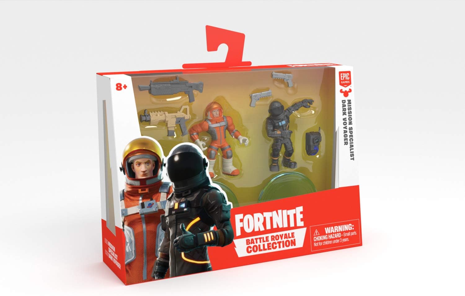 Fortnite Colección Battle Royale Dark Voyager & Mission Specialist – Paquete de 2 figuras de acción