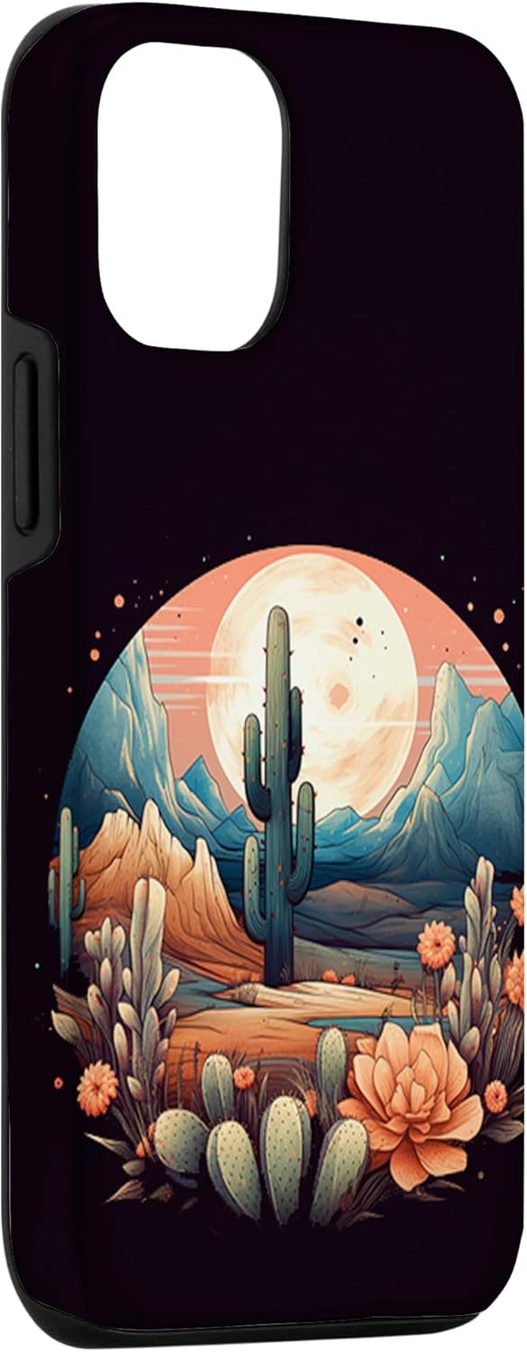Funda para iPhone 1212 Pro Desert Moon Cactus