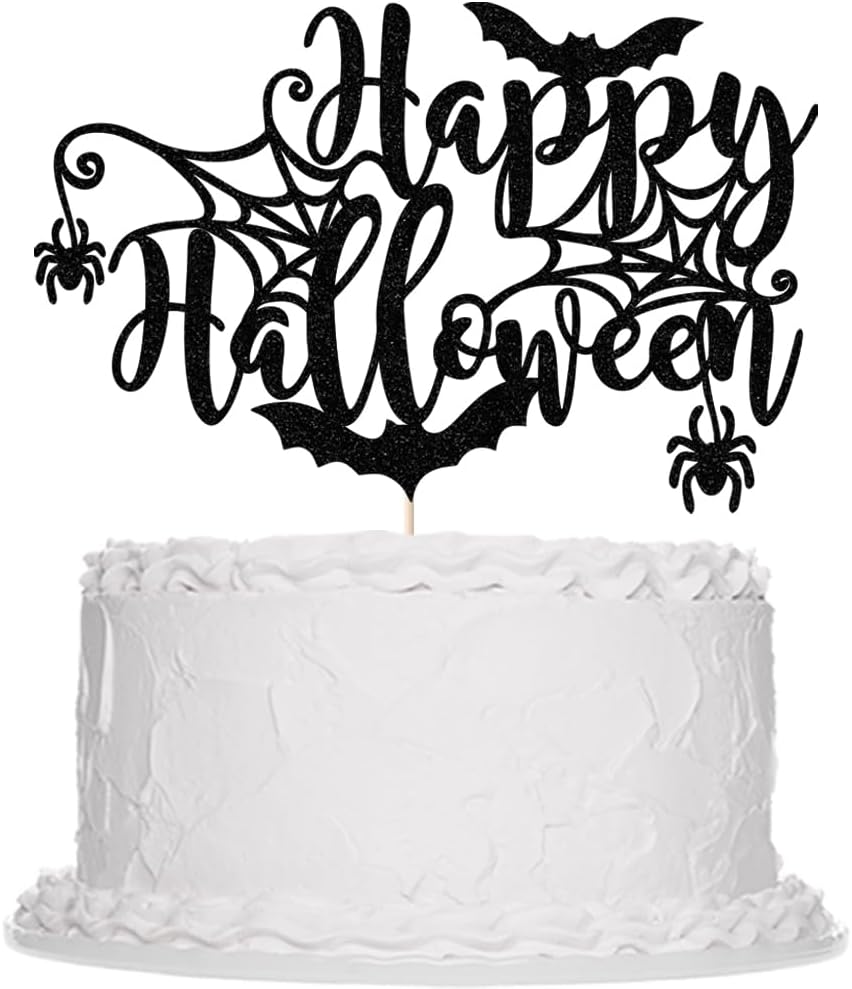 Decoración para pastel de Halloween, fiesta de terror de Halloween, vampiro zombi sangriento feliz Halloween, fiesta temática de la muerte,