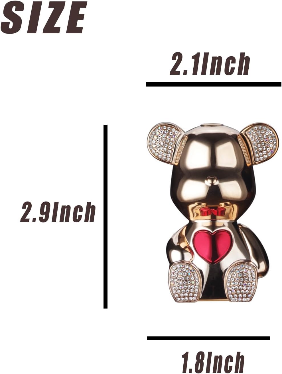 DAXXIN Lindos accesorios encendedores, compactos y portátiles de dibujos animados, llaveros geniales, encendedor de llama suave, regalos únicos para